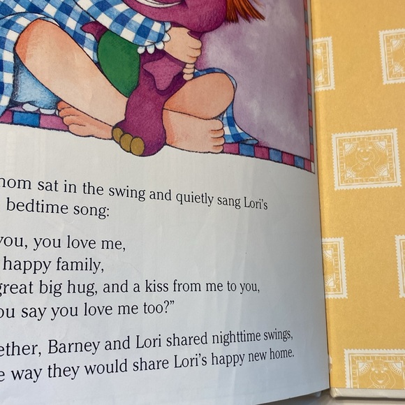 Vintage 1992 Book- Just Imagine- with Barney. Written by: Mary Shrode - Picture 13 of 16